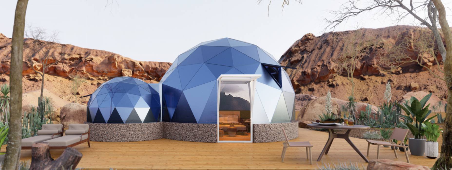 南华县球形智能光伏玻璃星空房